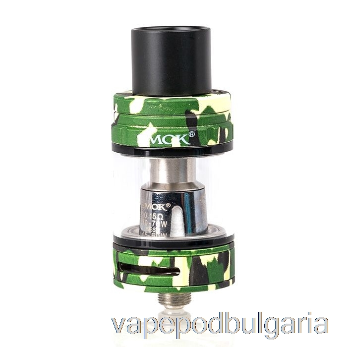 Vape Техности Smok Tfv8 голям бебешки танк армейски зелен